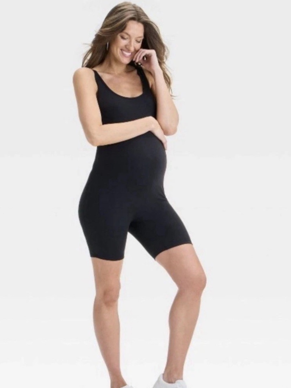 NEWIsabel Maternity by Ingrid & Isabel Black Seamless Maternity Shapewear Romper